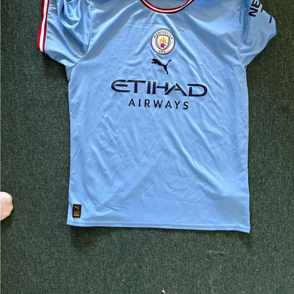 Puma Light Blue Manchester City Shirt- Manchester City